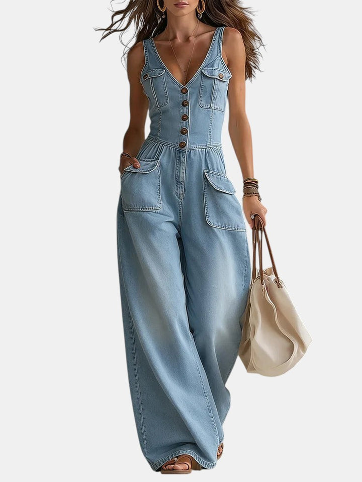 Sofia | Combinaison en Denim Rilassato