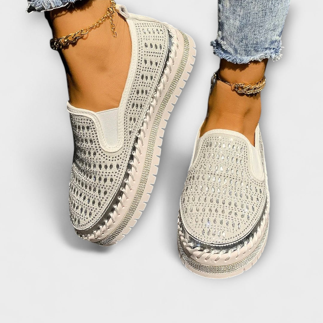 Kunigunde - Mocassins Espadrille à Strass