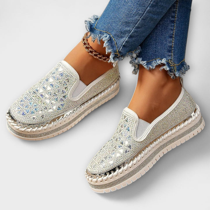 Walburga - Espadrilles à Strass