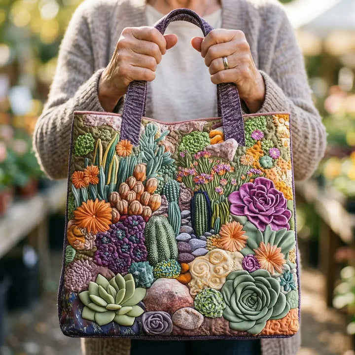 Succulent Garden Shopper Bag