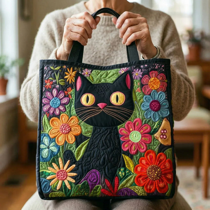 Black Cat Shopper Bag