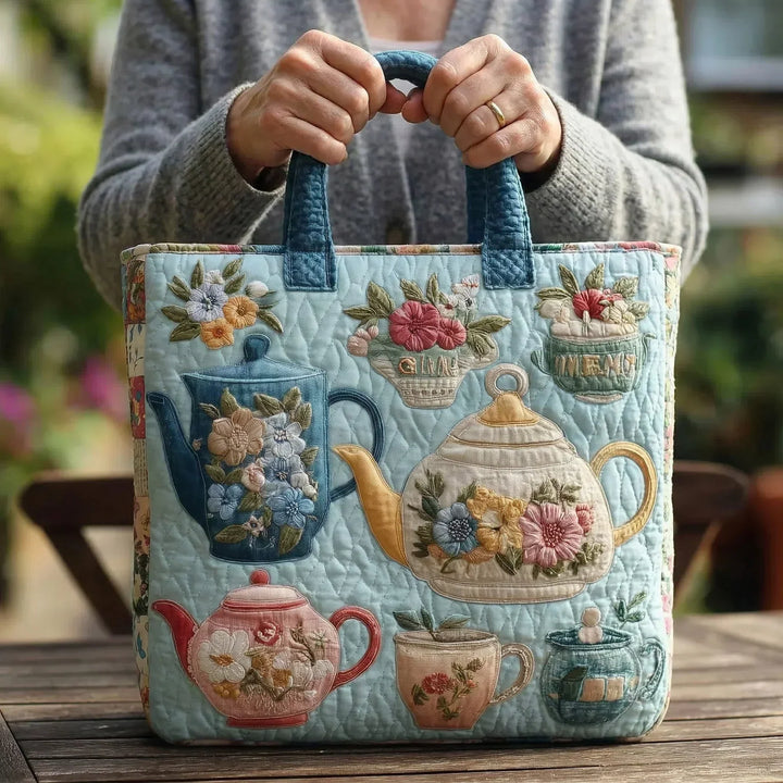 Floral Pattern Tote Bag