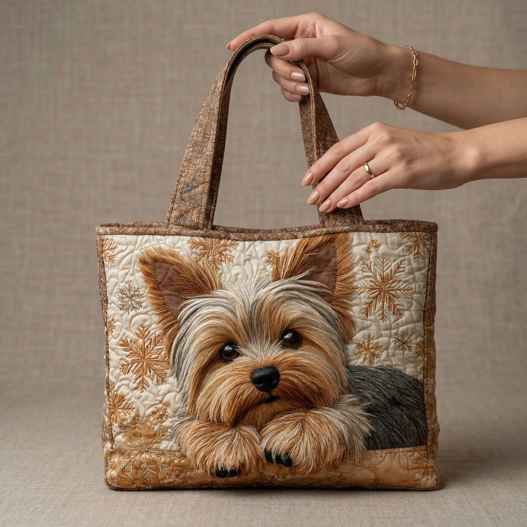 Yorkie Fashion Tote Bag
