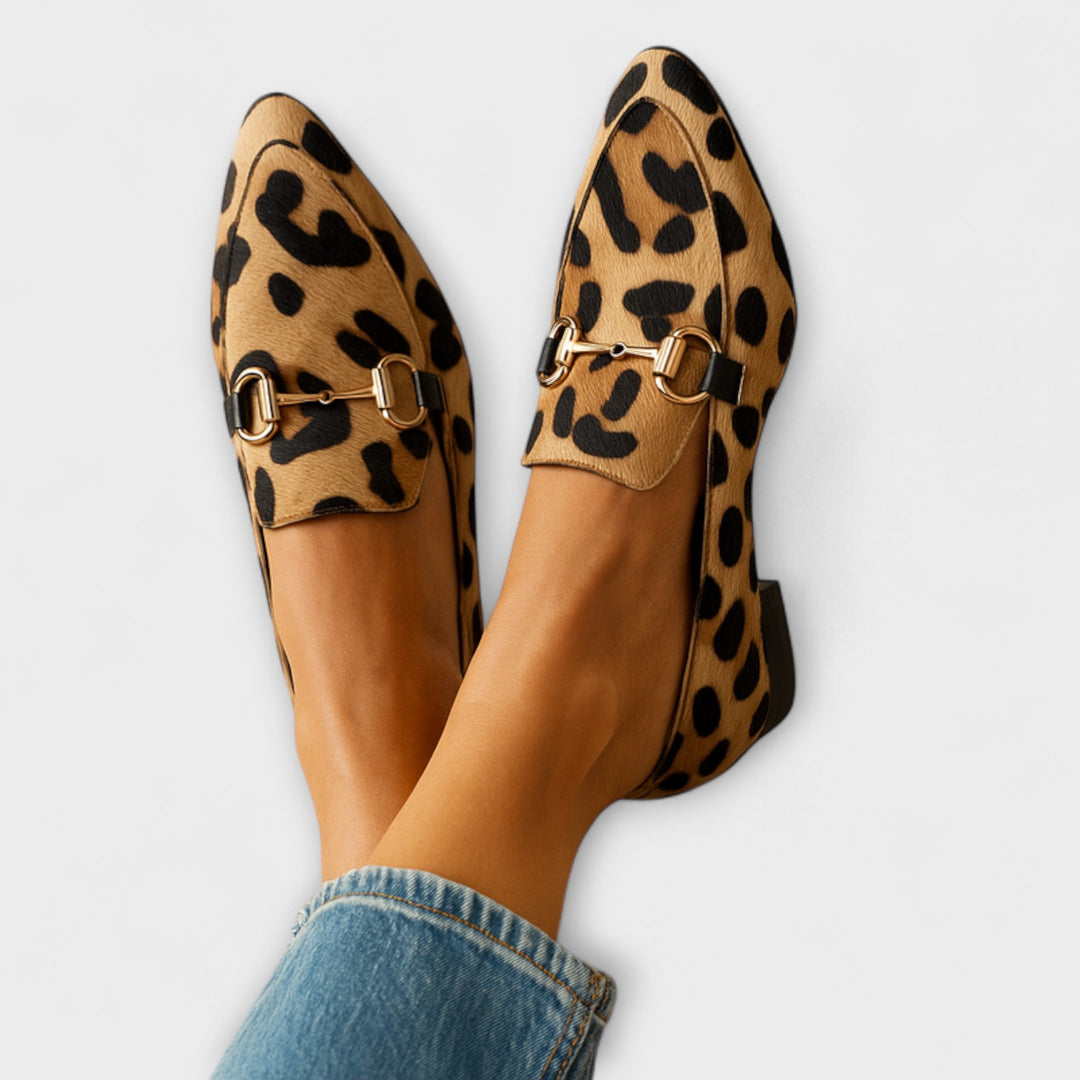Apollonia - Leoparden-Slipper