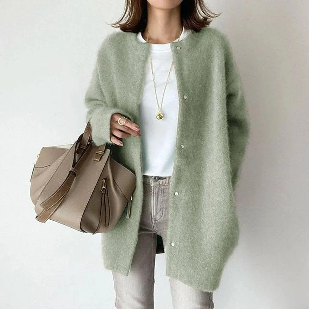 Vanna Luxurious Knitted Jacket with Buttons