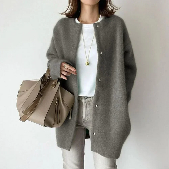 Vanna Luxurious Knitted Jacket with Buttons