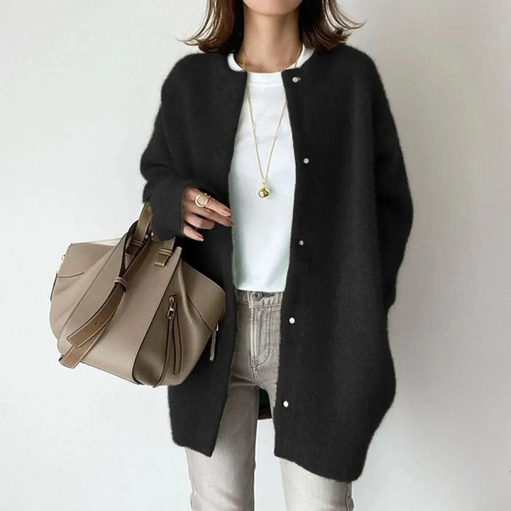 Vanna Luxurious Knitted Jacket with Buttons
