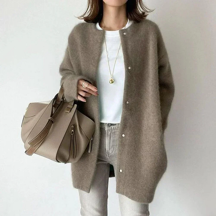 Vanna Luxurious Knitted Jacket with Buttons