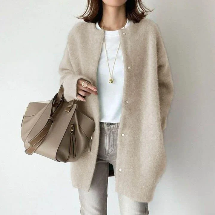 Vanna Luxurious Knitted Jacket with Buttons