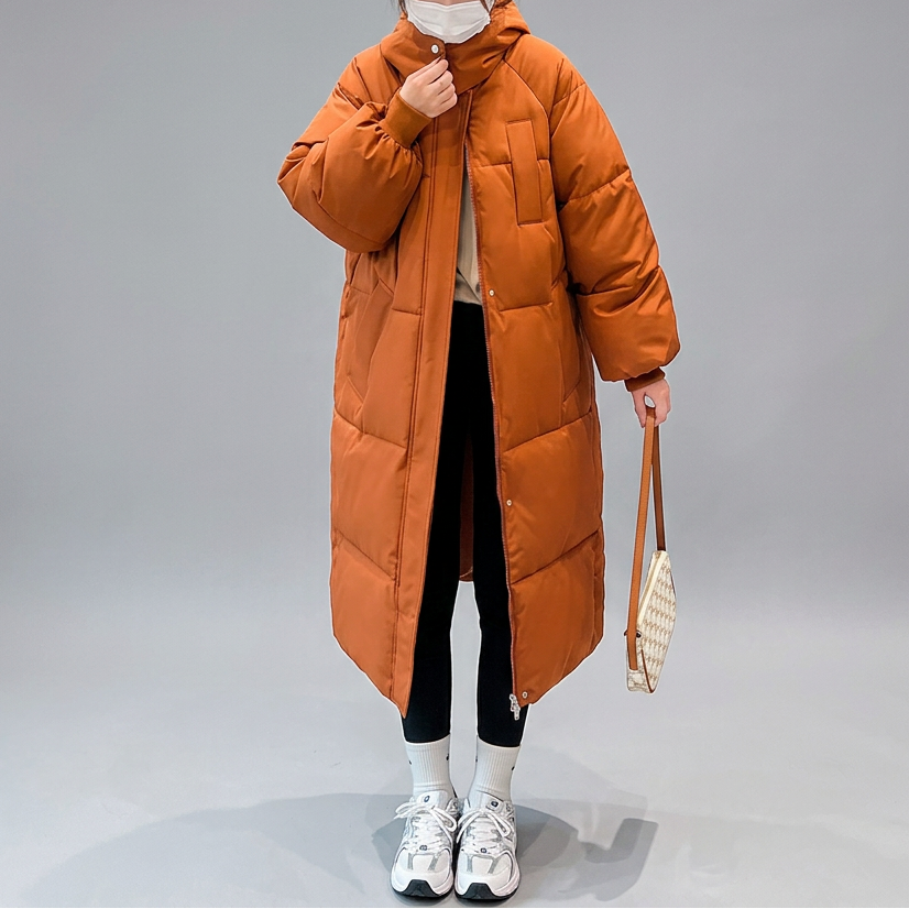 LEMI™ - Comfy Waterproof Hooded Long Puffer Jacket