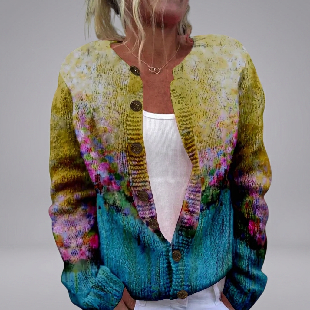 Bernadette - Wildberry Bloom Cardigan