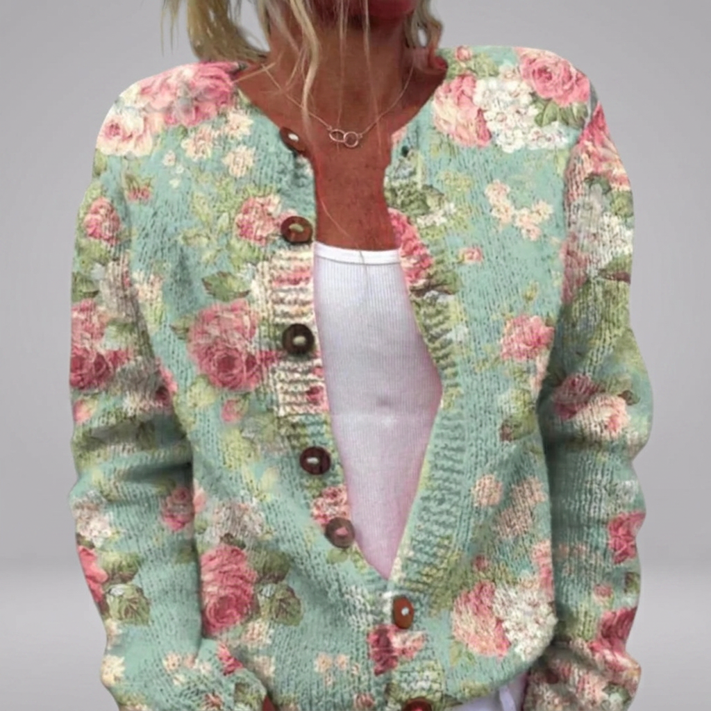 Philomena - Cottage Floral Cardigan