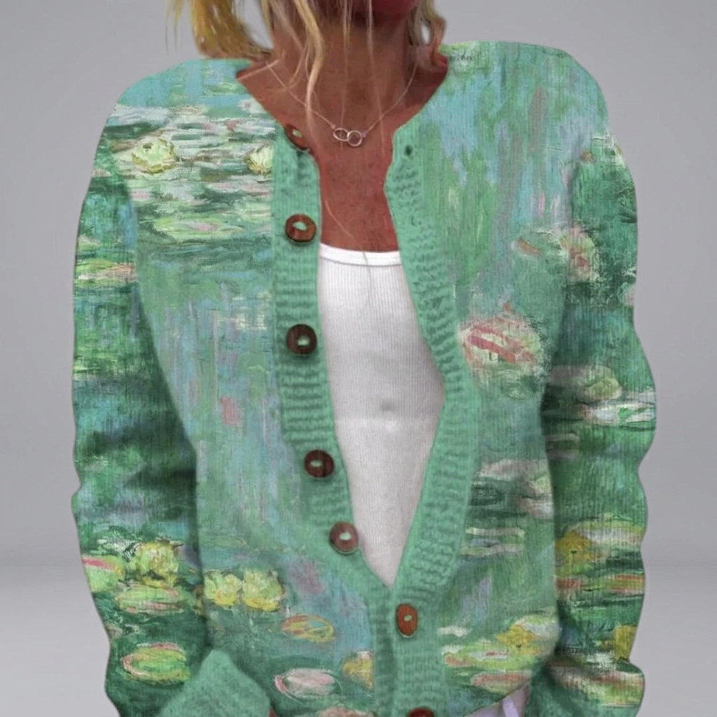 Alanna - Golden Petal Cardigan