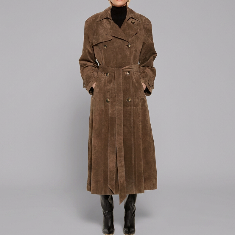 CHANTAL™ - Classic Belted Trench Coat
