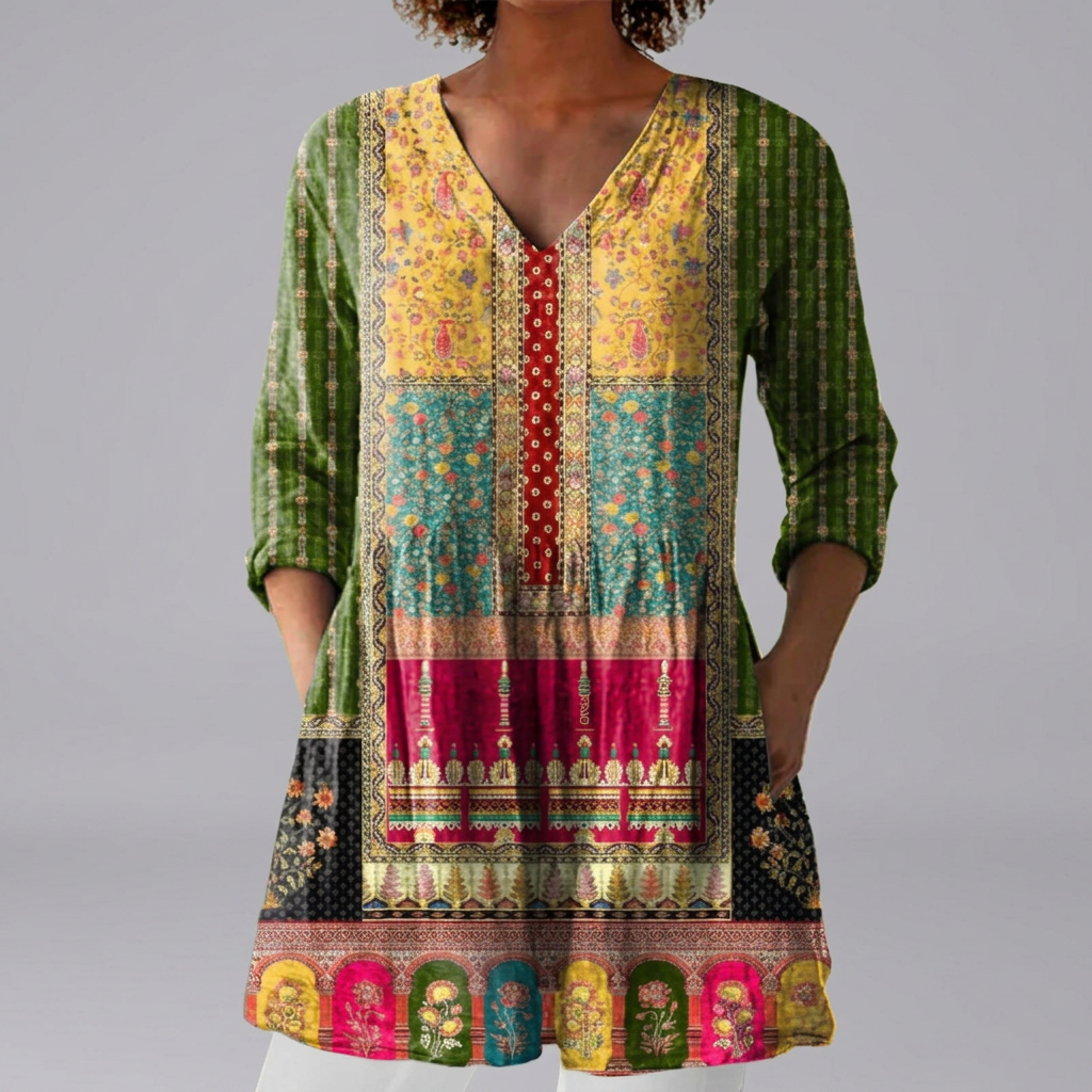 Aoibhla - Wild Print Blouse
