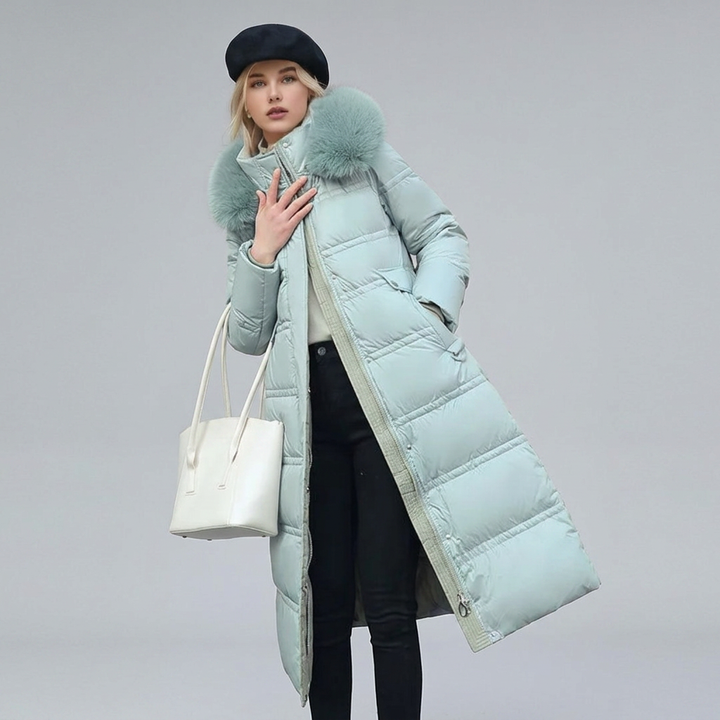 LUCIA™ | Designer Winter Parka with Fur Hood