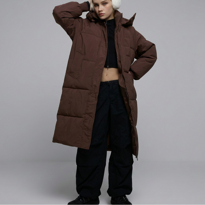 GIGATY™ - Classic Hooded Long Puffer Coat