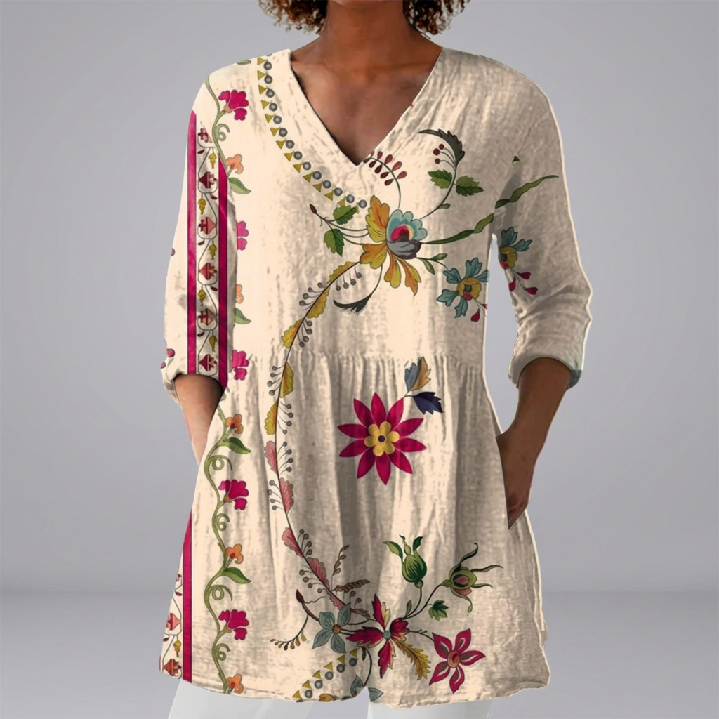 Keelin - Natural Beige Blouse