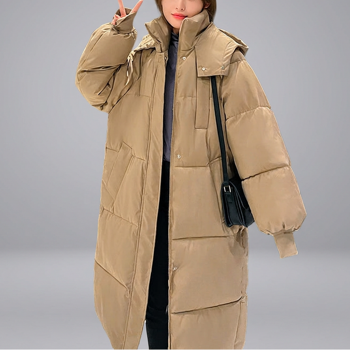 LEMI™ - Comfy Waterproof Hooded Long Puffer Jacket