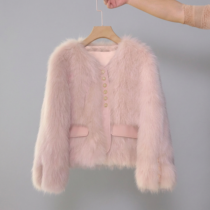 COSETTE™ – Korean Faux Fox Fur Coat
