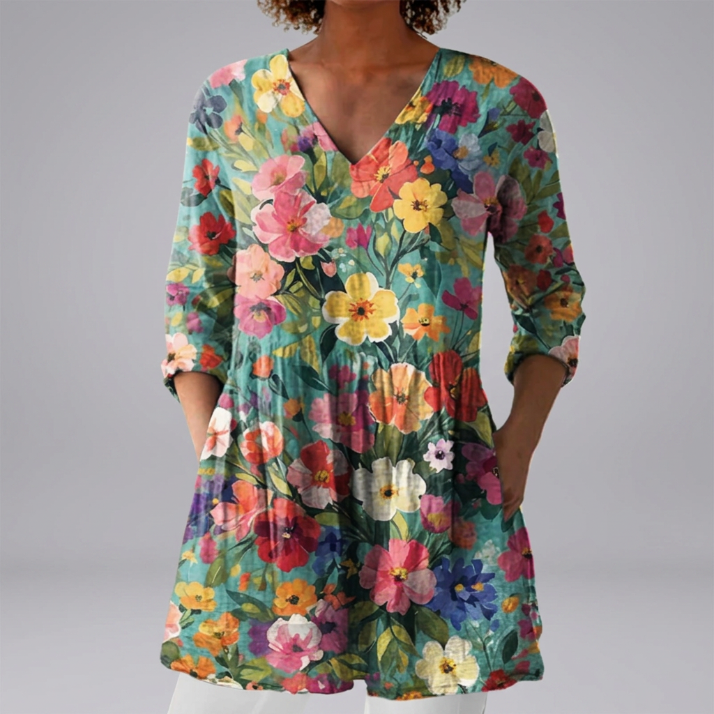 Rosaleen - Garden Print Blouse