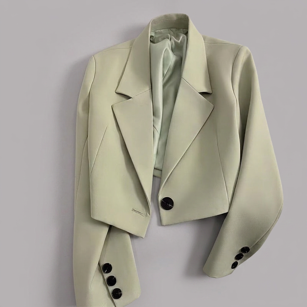 CORALIE™ - Sophisticated Cropped Blazer