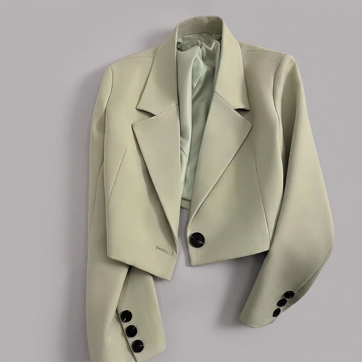 CORALIE™ - Sophisticated Cropped Blazer