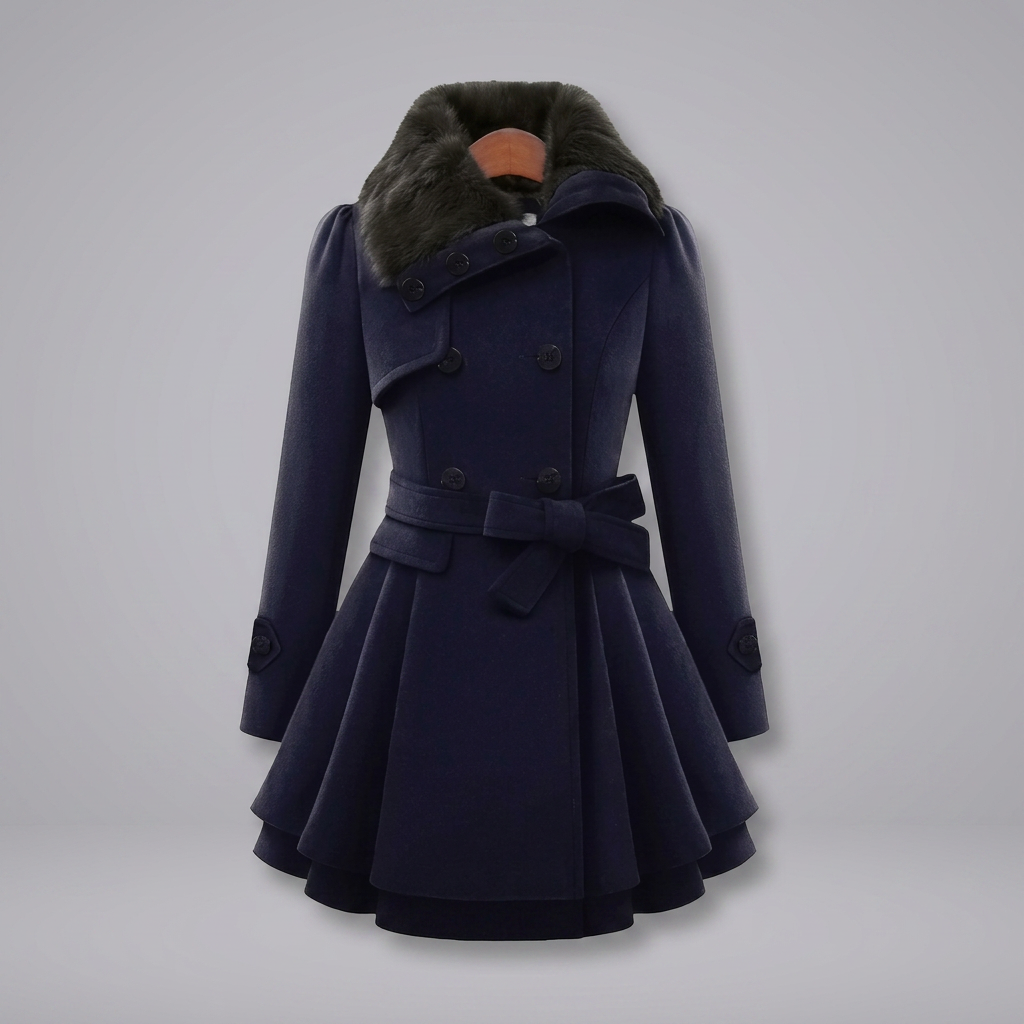 CLAUDIA™ | Vintage Flair Trench Coat