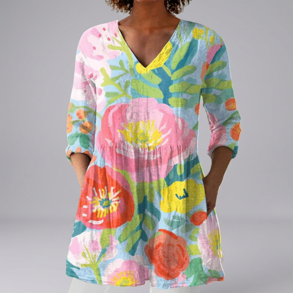 Saoirsa - Painted Bloom Blouse