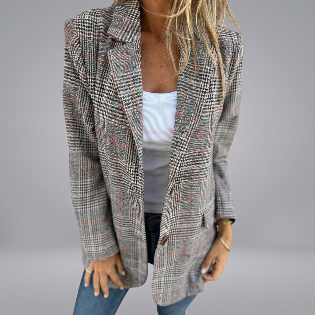 LUCINDA™ - Classic Plaid Blazer