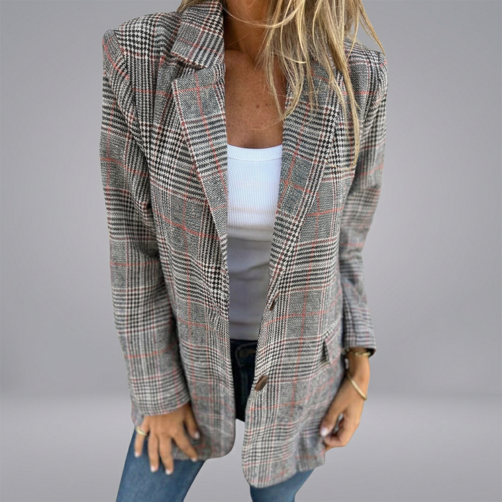 LUCINDA™ - Classic Plaid Blazer