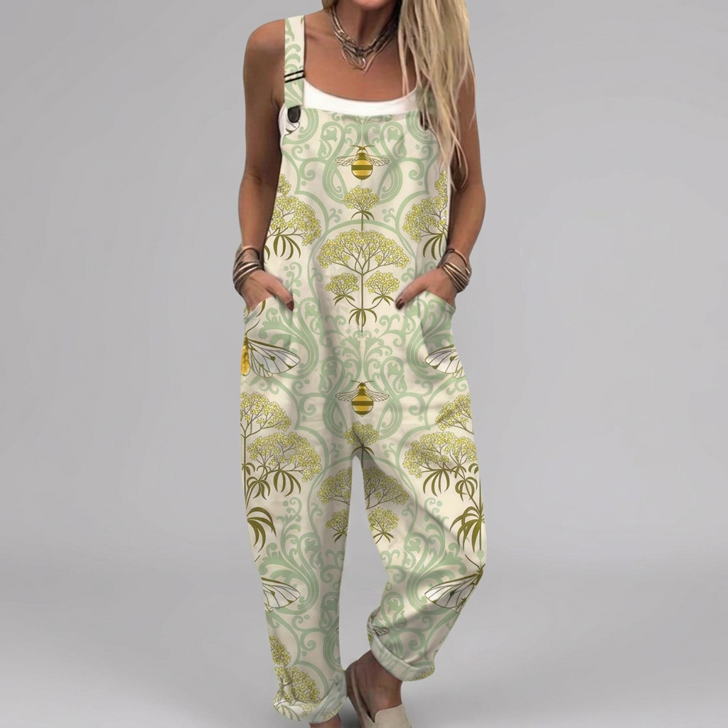 Aoife - Boho elegant and decorative dungarees