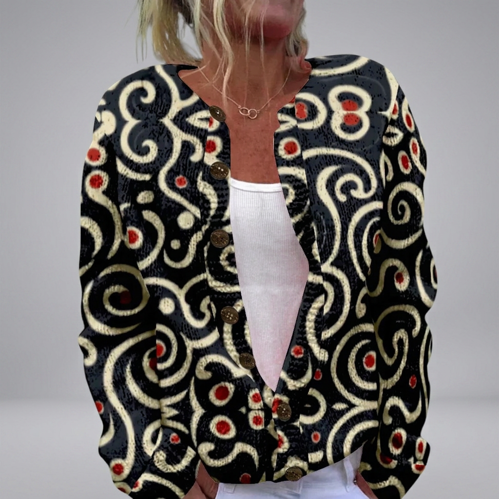Dympna - Petalfall Knit Cardigan