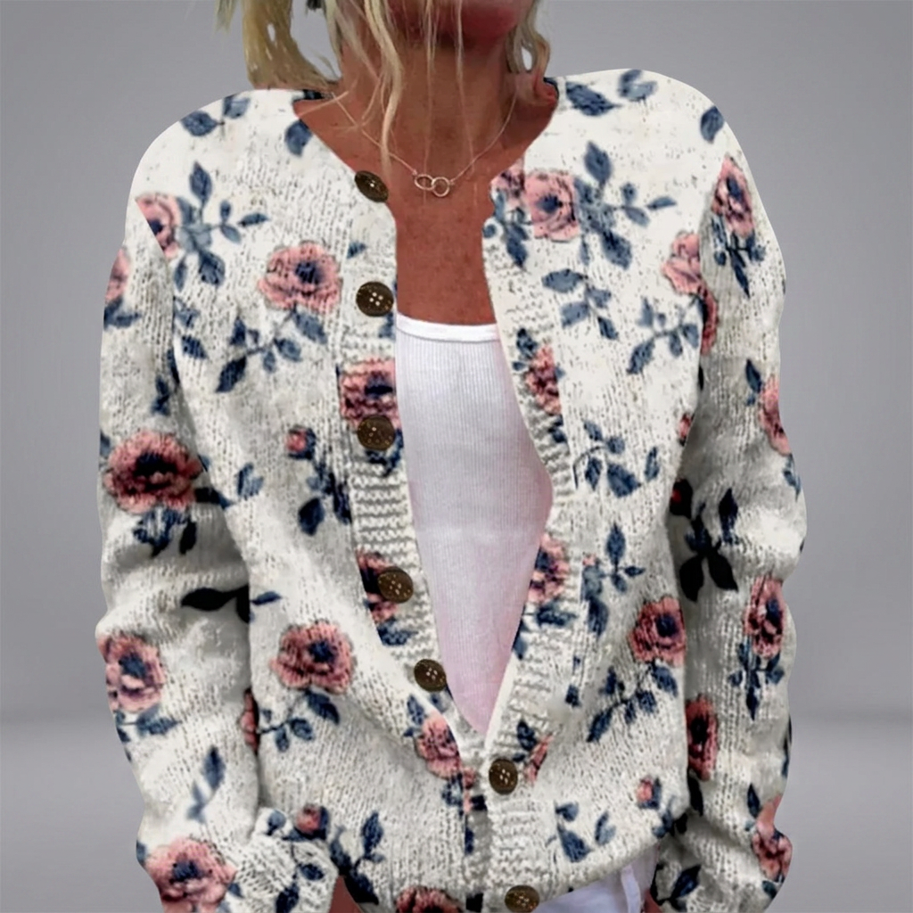 Orfhlaith - Maple Print Cardigan