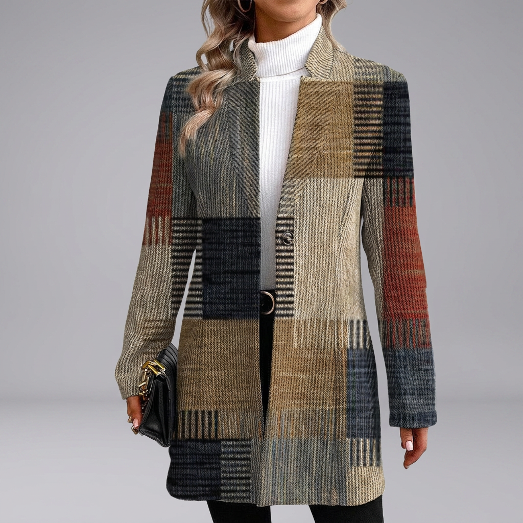 DARA™ - Patchwork Elegance Blazer