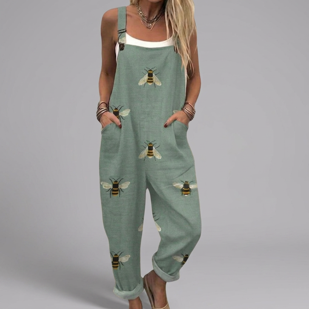 Ciara - Vintage bee dungarees