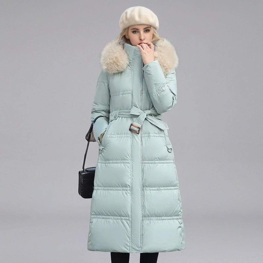 LUCIA™ | Designer Winter Parka with Fur Hood