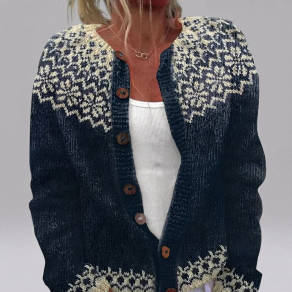 Lasairfhiona - Meadowfield Print Cardigan
