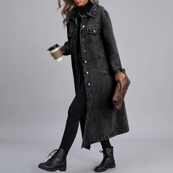 POPS™ – Stylish Button Front Coat