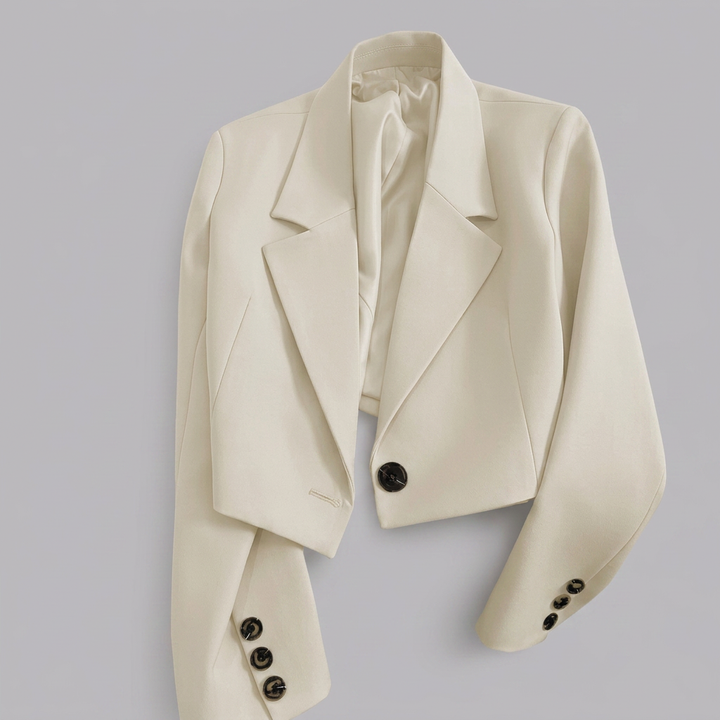 CORALIE™ - Sophisticated Cropped Blazer