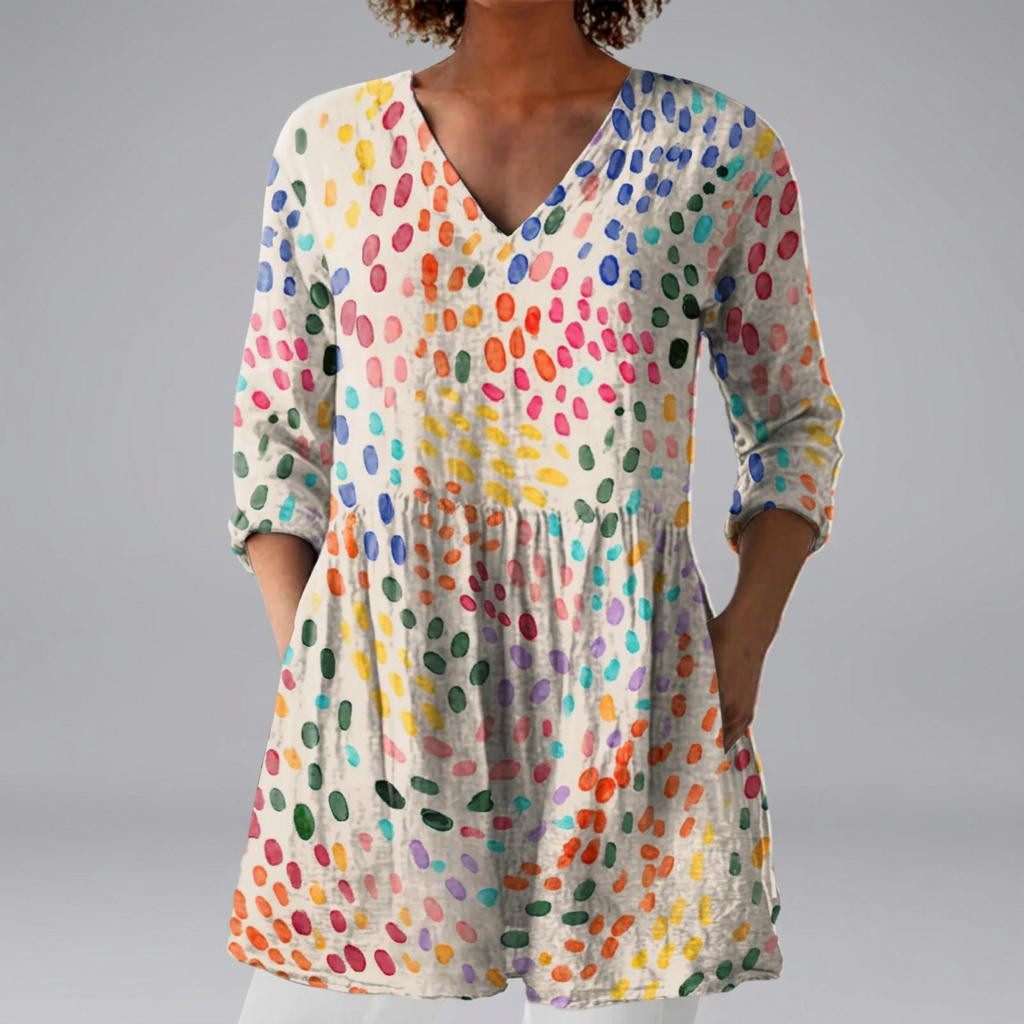 Roise - Playful Print Blouse