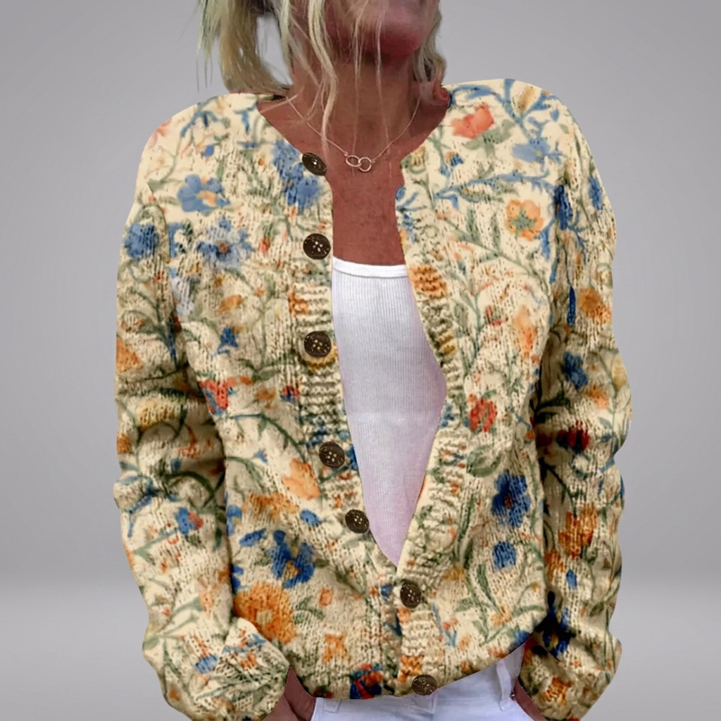 Hazel - Countryside Floral Cardigan