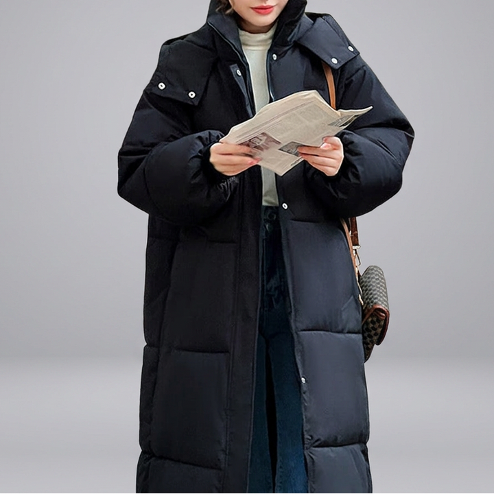 LEMI™ - Comfy Waterproof Hooded Long Puffer Jacket