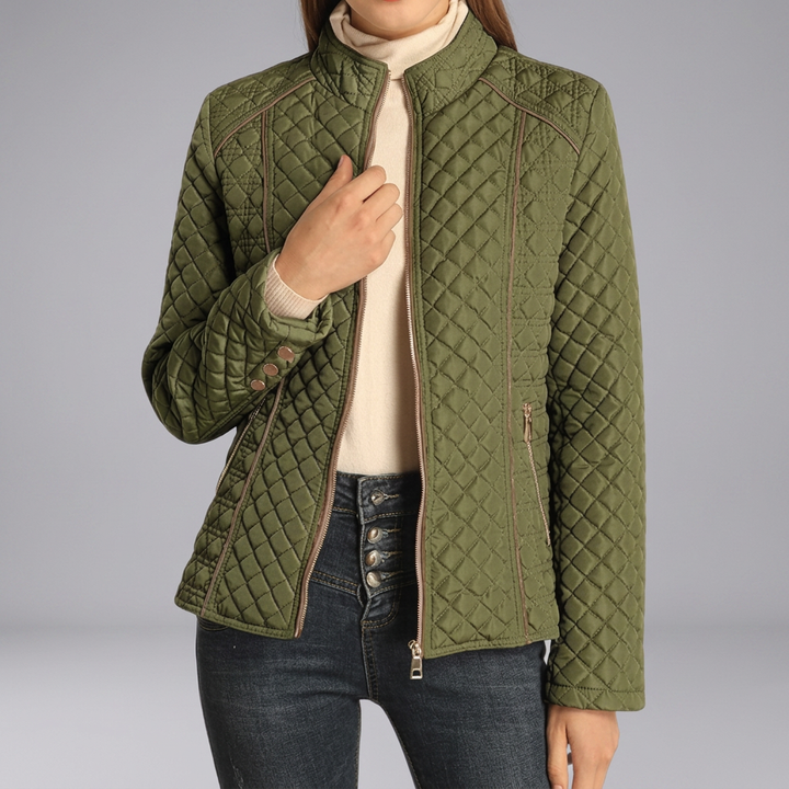 NADINE™ – Lightweight Quilted Stand-Collar Jacket