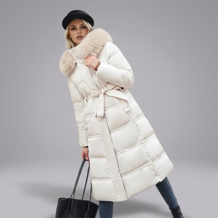 LUCIA™ | Designer Winter Parka with Fur Hood