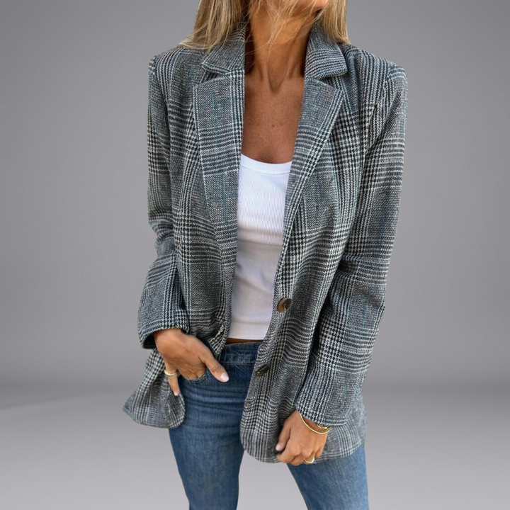 LUCINDA™ - Classic Plaid Blazer