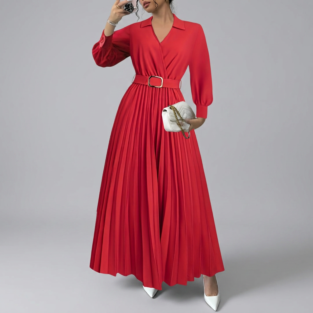 Caoilfhionn - Dress Cognac