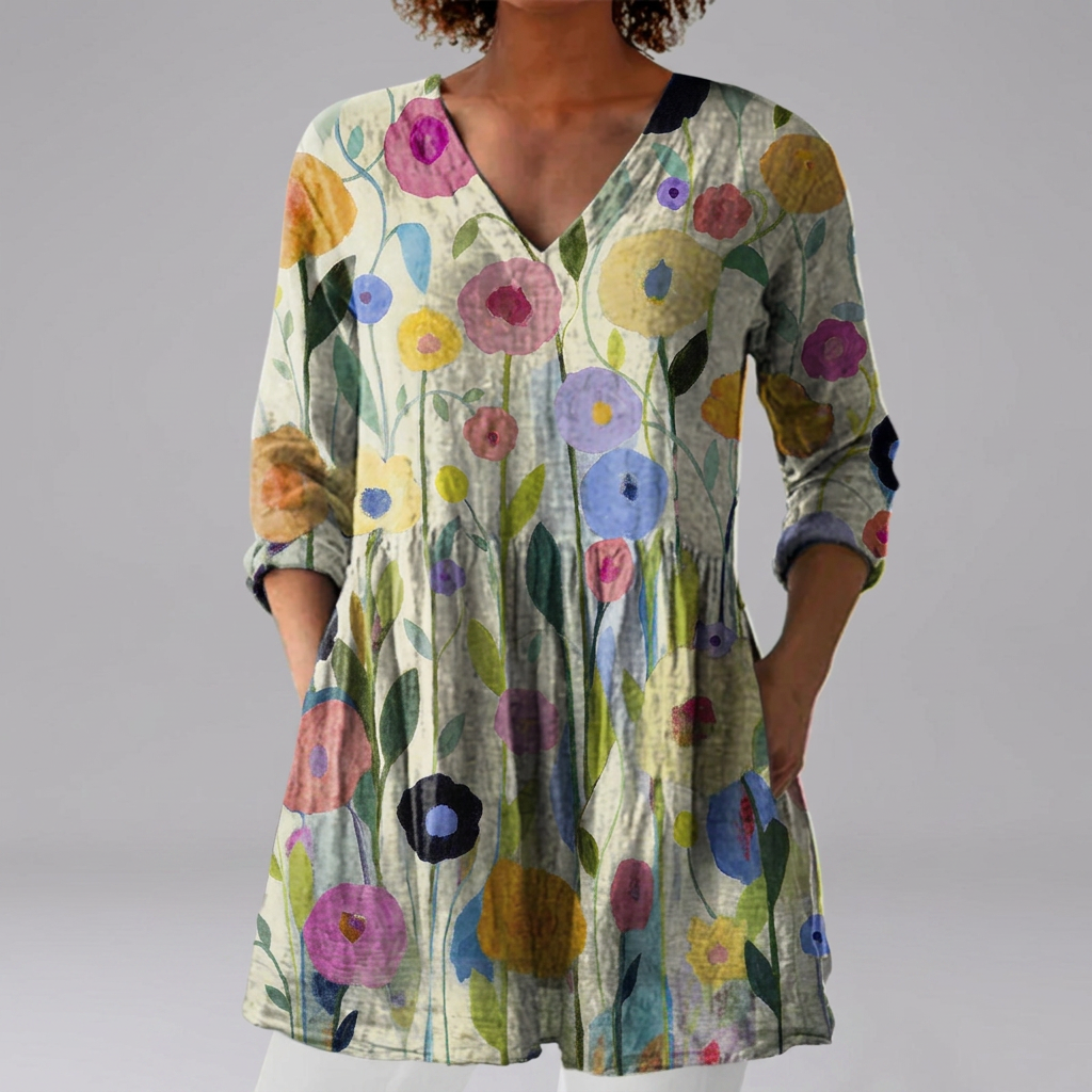 Tamsin - Kaleidoscope Print Blouse