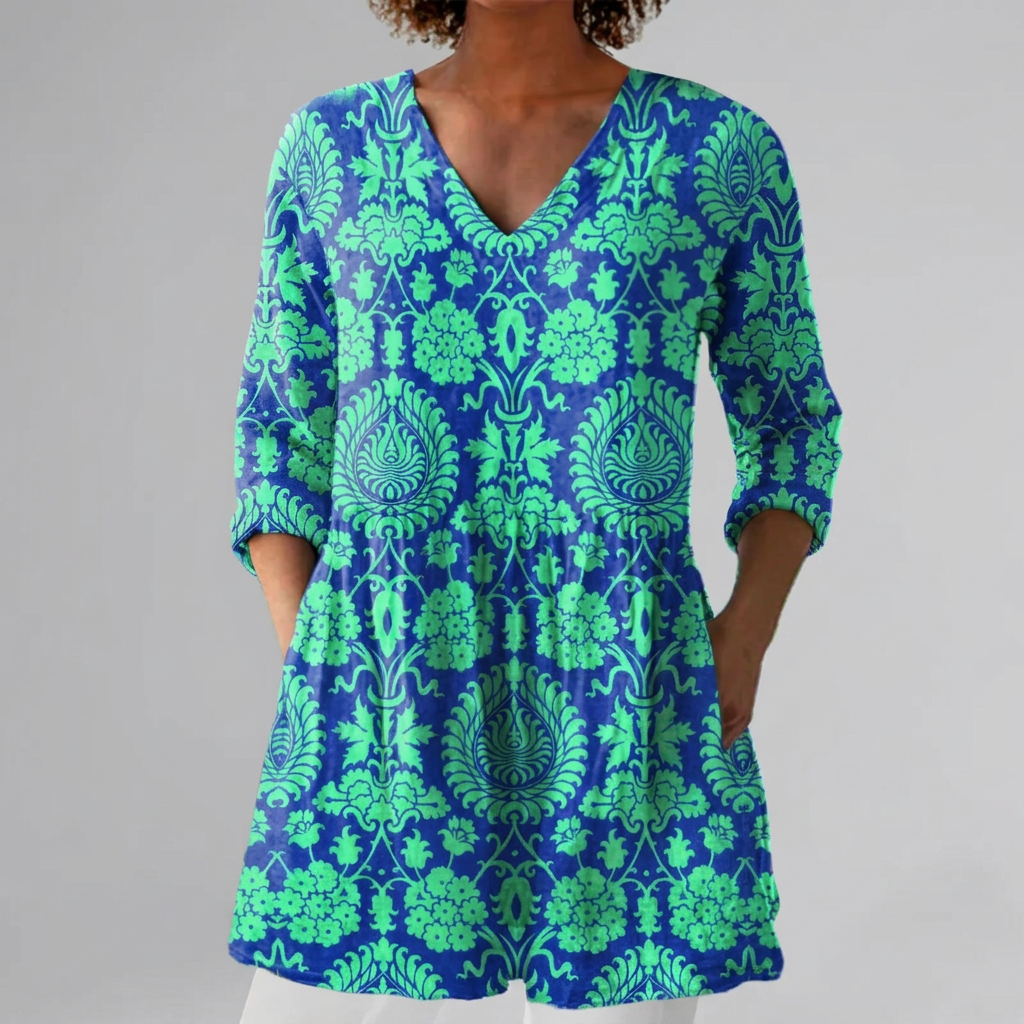 Muirgheann - Deep Teal Blouse