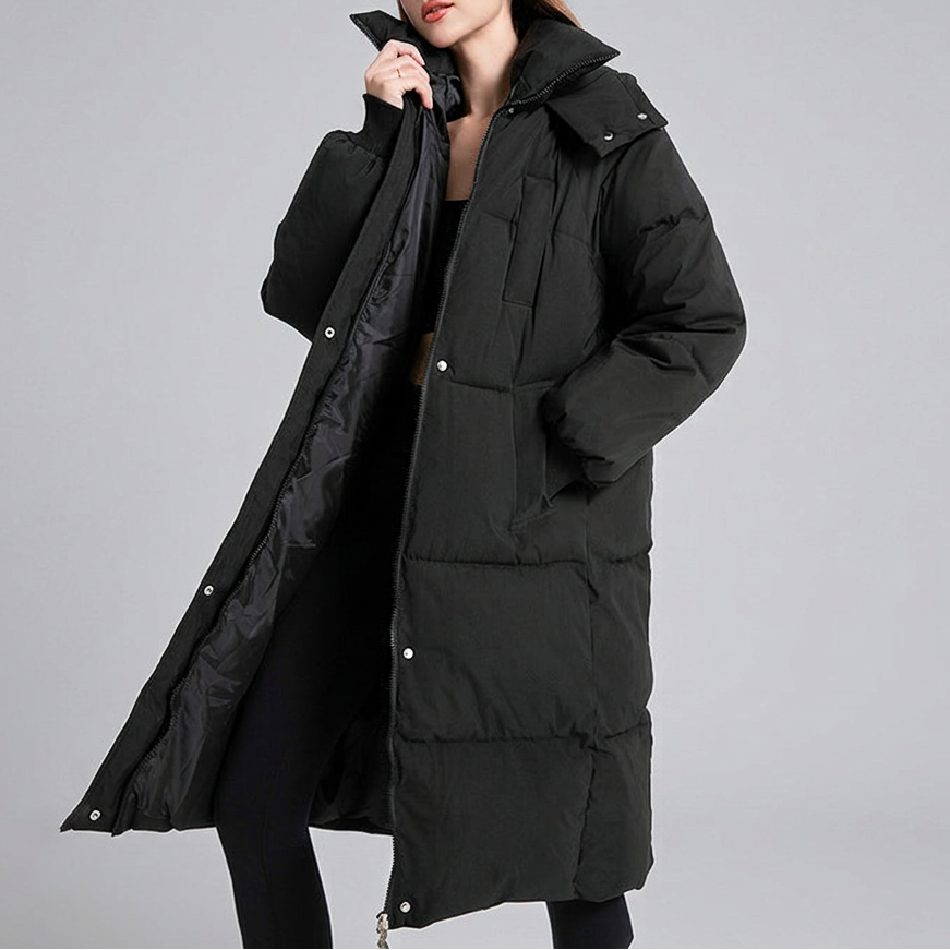 GIGATY™ - Classic Hooded Long Puffer Coat